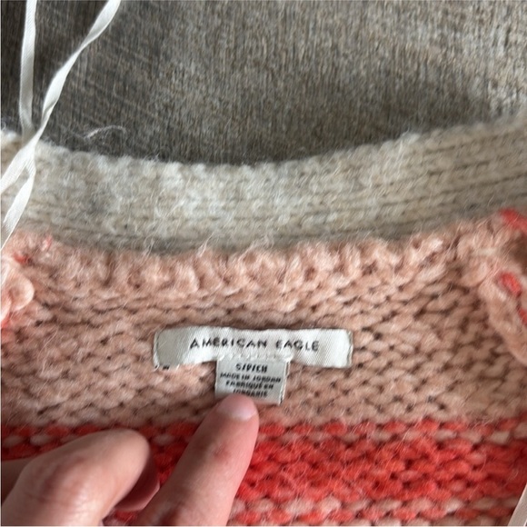 American Eagle Size Small Striped Cardigan Sweater. - Picture 6 of 7